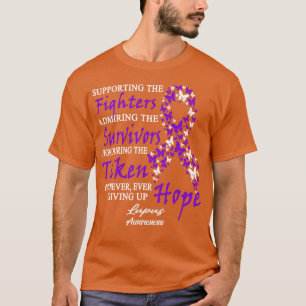 Camiseta Sensibilização Do Lupus Para Apoiar A Borboleta Do