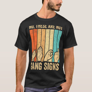 Camiseta Sensibilização do Orgulho Surdo Sinal de ASL Idiom