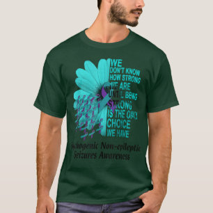 Camiseta Sensibilização do PNES Não Sabemos O Forte Teal Ro