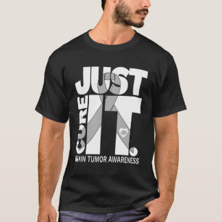 Camiseta Sensibilização do Tumor Cerebral Apenas Curte-a