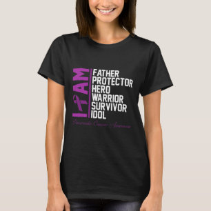 Camiseta Sensibilização dos Cânceres de pâncreas Eu Sou O P