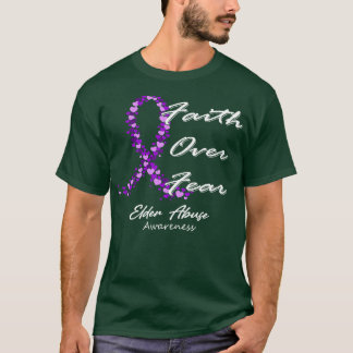 Camiseta Sensibilização Dos Idosos Sobre O Medo Nesta Famíl