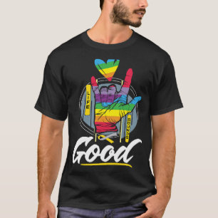 Camiseta Sensibilização dos surdos Conscientes de Boa surde