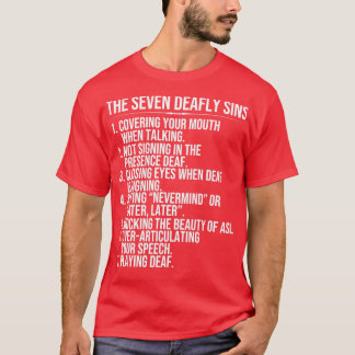 Camiseta Sensibilização dos surdos Sete Pecudos Surdos Ling