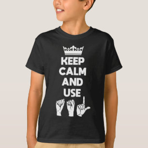Camiseta Sensibilização e Língua de Sinais 1 dos Deficiente