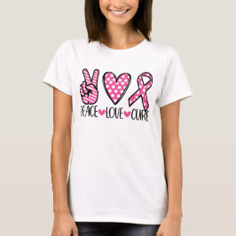 CAMISETA SENSIBILIZAÇÃO E PREVENÇÃO DO CANCER DA MAMA