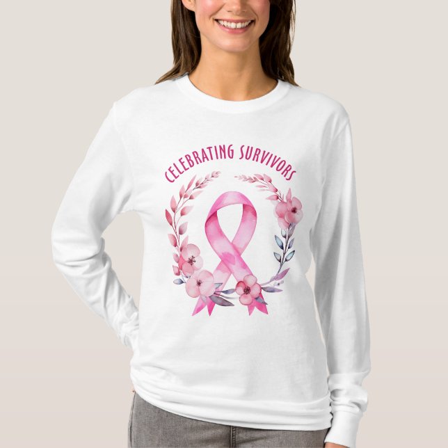 CAMISETA SENSIBILIZAÇÃO E PREVENÇÃO DO CANCER DA MAMA (Frente)