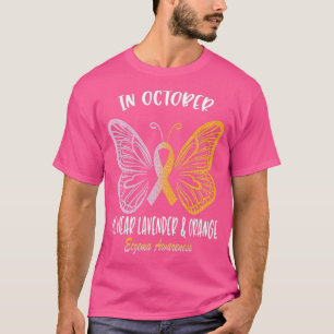Camiseta Sensibilização Eczema Em Outubro Vestimos A Lavand