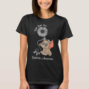 Camiseta Sensibilização Elefante Fé Esperança Amor Girassol