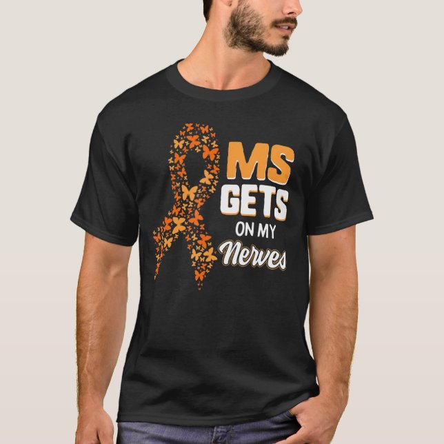 Camiseta Sensibilização Encontra-Me Com Esclerose Múltipla  (Frente)