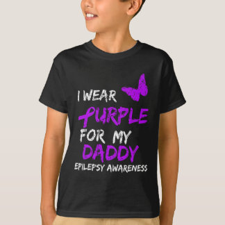 Camiseta Sensibilização Epilepsia Eu Visto Roxo Para Minha