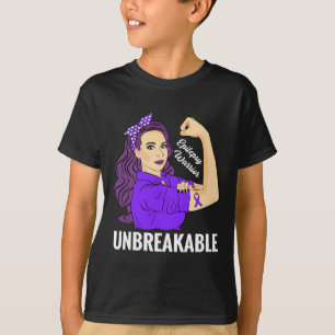 Camiseta Sensibilização Epilepsia Guerreiro de Fita Roxo Ep