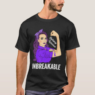 Camiseta Sensibilização Epilepsia Guerreiro de Fita Roxo Ep