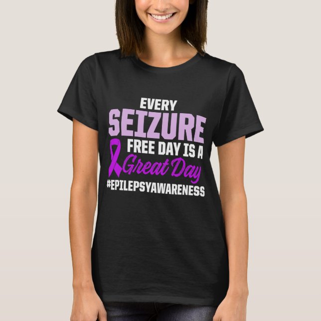 Camiseta Sensibilização Epilepsia Guerreiro Epiléptico (Frente)
