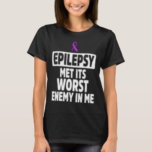 Camiseta Sensibilização Epilepsia Inimigo Guerreiro Epilépt