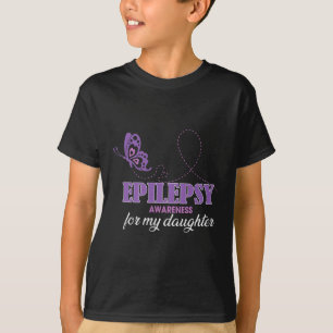 Camiseta Sensibilização Epilepsia Para A Minha Filha - Epil