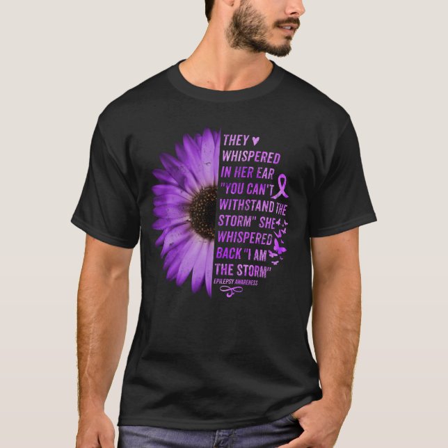Camiseta Sensibilização Epilepsia Que Assaltaram Em Seu Ouv (Frente)