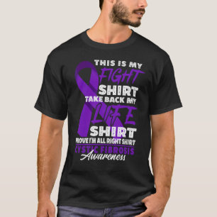 Camiseta Sensibilização Eu Apoio A Luta Esquadrão I Fibrose