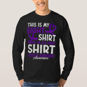 Camiseta Sensibilização Eu Apoio A Luta Esquadrão I Fibrose