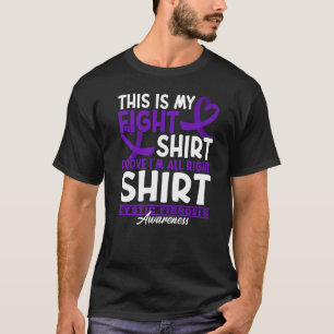 Camiseta Sensibilização Eu Apoio A Luta Esquadrão I Fibrose