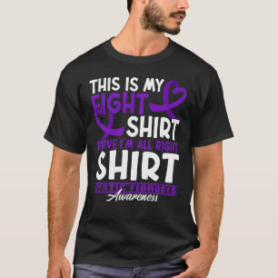 Camiseta Sensibilização Eu Apoio A Luta Esquadrão I Fibrose