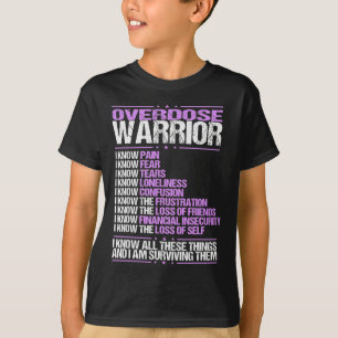 Camiseta Sensibilização Eu Conheço Pain Sobrevivente Fita R