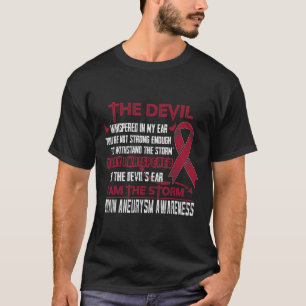 Camiseta Sensibilização Eu Sou O Diabo Da Tempestade