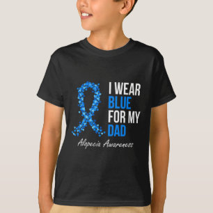 Camiseta Sensibilização Eu Visto Azul Para Minha Costela Az