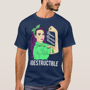 Camiseta Sensibilização Indestrutível do Guerreiro da Pertu