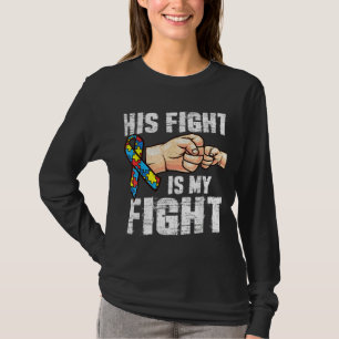 Camiseta Sensibilização Ism Autismo Mãe Pai Sua Luta É Minh