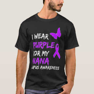 Camiseta Sensibilização Lupus Eu Visto Roxo Para Minha Fita