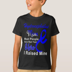 Camiseta Sensibilização Mãe Fita Azul Suporte à Mãe