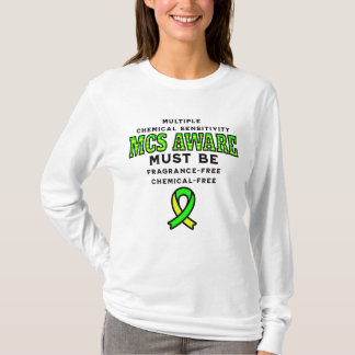 Camiseta Sensibilização MCS de Sensibilidade Química Múltip