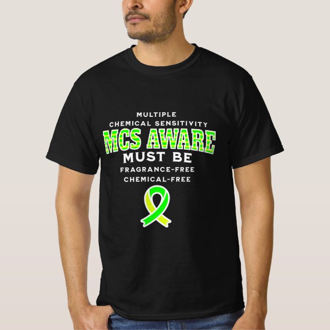 Camiseta Sensibilização MCS de Sensibilidade Química Múltip (Frente)