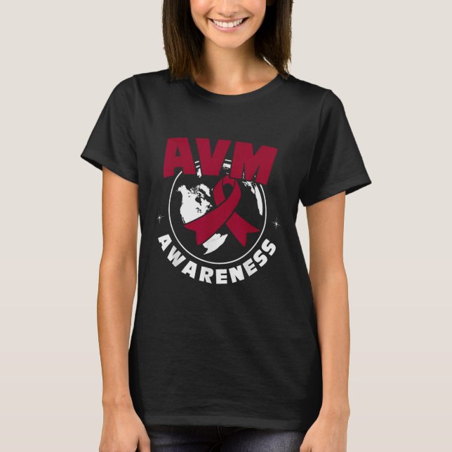 Camiseta Sensibilização Média Malformação Arteriovenosa (Frente)