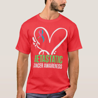 Camiseta Sensibilização Metastásica para o Cancer da Mama F