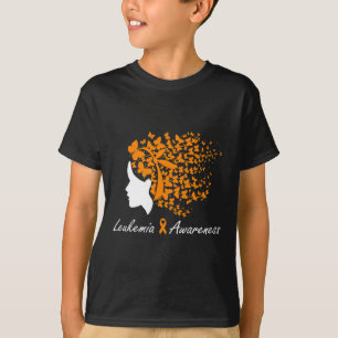 Camiseta Sensibilização - Mulheres Borboletas Cabelo Fita R