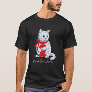 Camiseta Sensibilização Nacional para a Doença Cardíaca Mês