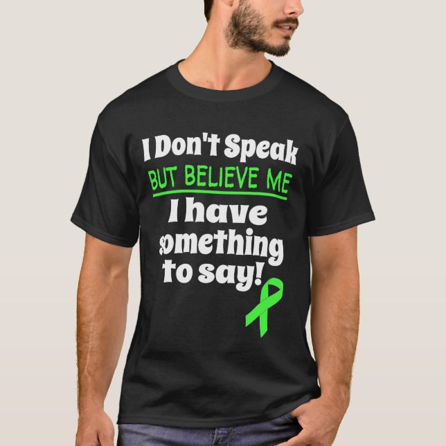 Camiseta Sensibilização Não Verbal Danos Cerebrais Psíquico (Frente)