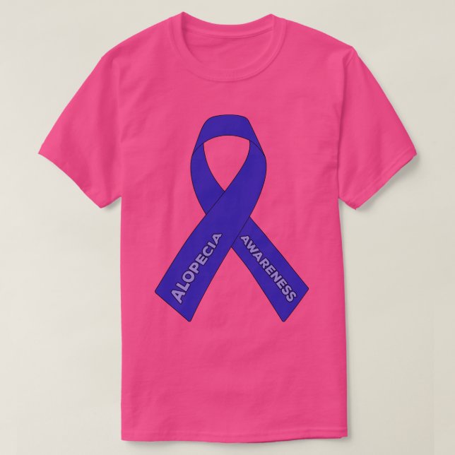 Camiseta Sensibilização para a Alopecia (Frente do Design)