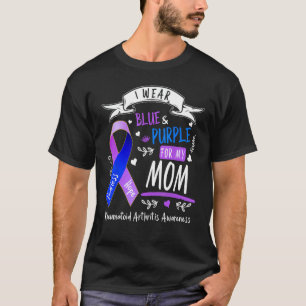 Camiseta Sensibilização para a Artrite Reumatoide Eu Visto 