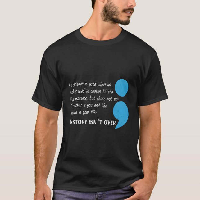 Camiseta Sensibilização para a Depressão Suicida (Frente)