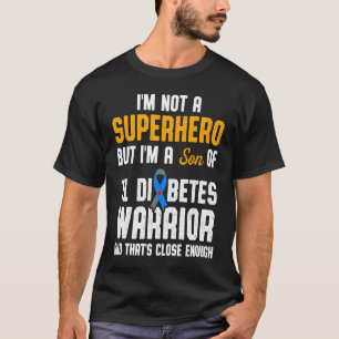 Camiseta Sensibilização para a Diabetes de Tipo 1 Filho do