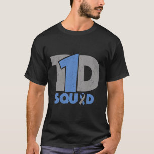 Camiseta Sensibilização para a Diabetes Esquelética T1d - T