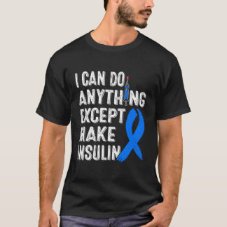 Camiseta Sensibilização Para A Diabetes Eu Posso Fazer Qual