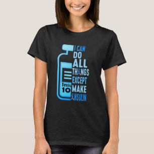 Camiseta Sensibilização Para A Diabetes Eu Posso Fazer Toda