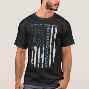 Camiseta Sensibilização para a Diabetes Mês do Armador de B