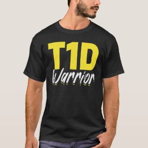 Camiseta Sensibilização para a diabetes Mês do Guerreiro T1