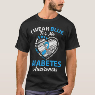 Camiseta Sensibilização Para A Diabetes Tipo 1 2 Em Novembr