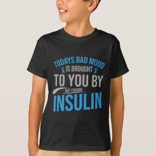 Camiseta Sensibilização para a diabetes Tipo 1 2 - T1d T2d